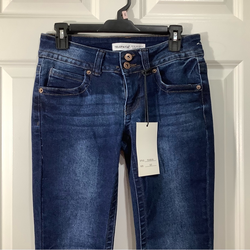 Telepatía Dark Blue Flare Jeans size 5/27. NWT. - Picture 7 of 14